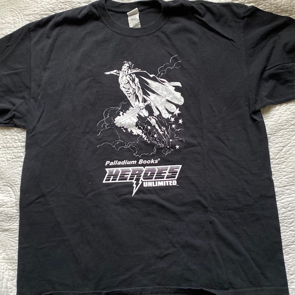 Palladium Books HEROES UNLIMITED Unisex Shirt - Picture 1 of 7